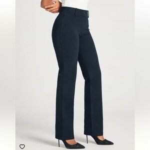 NEW Betabrand W0076 Navy Straight Leg ClassicDress Yoga Pants Size Medium‎